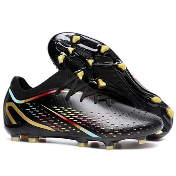 Футболни обувки Мъжки футболни обувки Ultralight FG/TF Soccer Cleats Boys High Ankle Grass Training Football Boots 2023 Ново